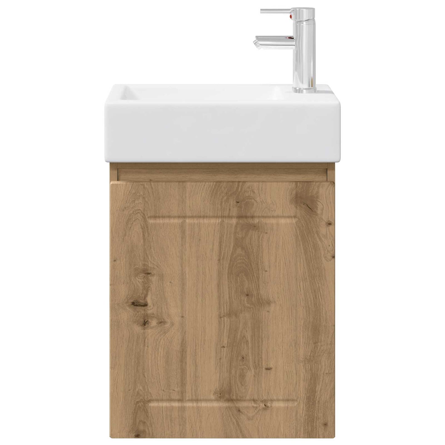 vidaXL Bathroom Vanity Unit with Tap Artisan Oak 45.5 x 25.5 x 84 cm