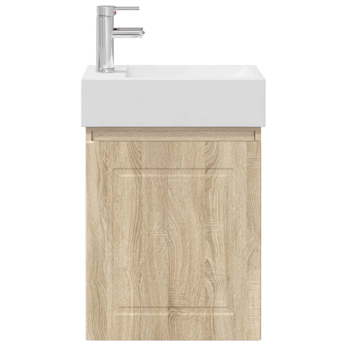 vidaXL Bathroom Vanity Unit with Tap Sonoma Oak 45.5 x 22.5 x 84 cm