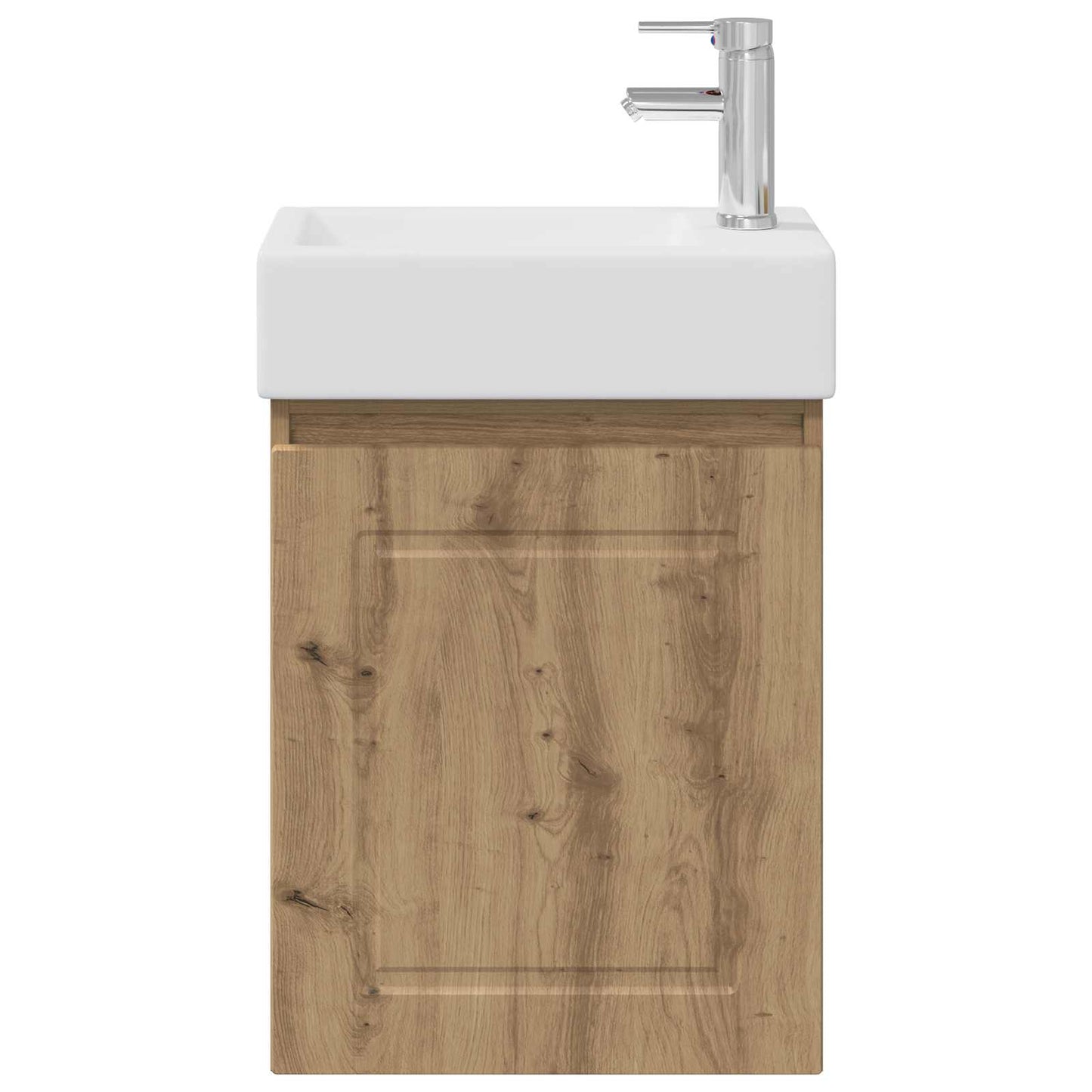 vidaXL Bathroom Vanity Unit with Tap Artisan Oak 45.5 x 22.5 x 84 cm