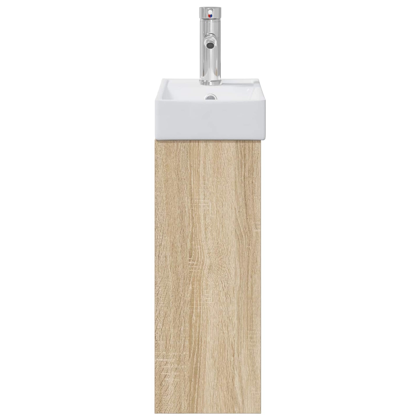 vidaXL Bathroom Vanity Unit with Tap Sonoma Oak 40.5 x 22.5 x 62 cm