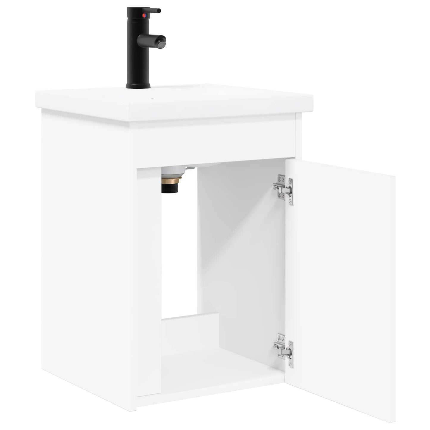 vidaXL Bathroom Vanity Unit with Tap White 42 x 40 x 74.5 cm