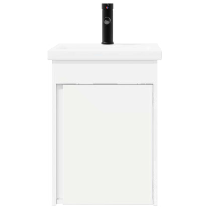 vidaXL Bathroom Vanity Unit with Tap White 42 x 40 x 74.5 cm