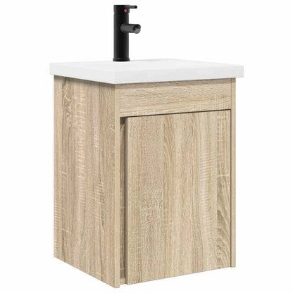 vidaXL Bathroom Vanity Unit with Tap Sonoma Oak 42 x 40 x 74.5 cm