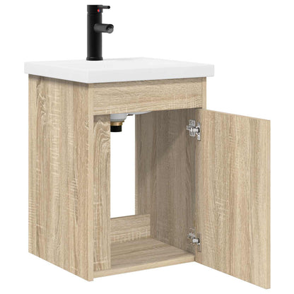 vidaXL Bathroom Vanity Unit with Tap Sonoma Oak 42 x 40 x 74.5 cm