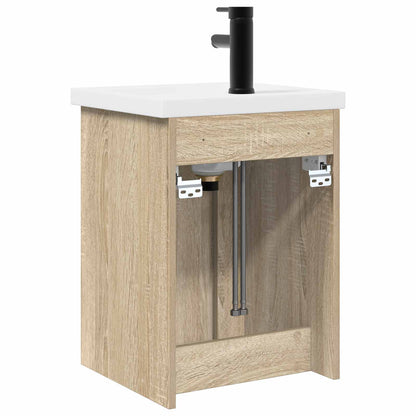 vidaXL Bathroom Vanity Unit with Tap Sonoma Oak 42 x 40 x 74.5 cm