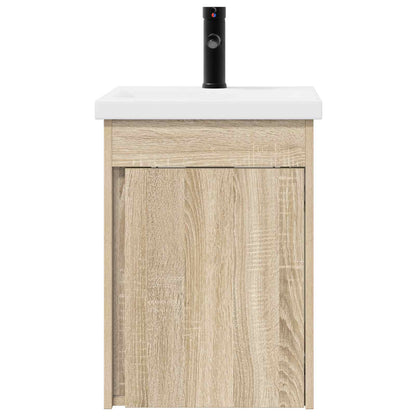 vidaXL Bathroom Vanity Unit with Tap Sonoma Oak 42 x 40 x 74.5 cm
