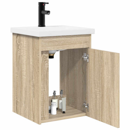 vidaXL Bathroom Vanity Unit with Tap Sonoma Oak 42 x 40 x 74.5 cm