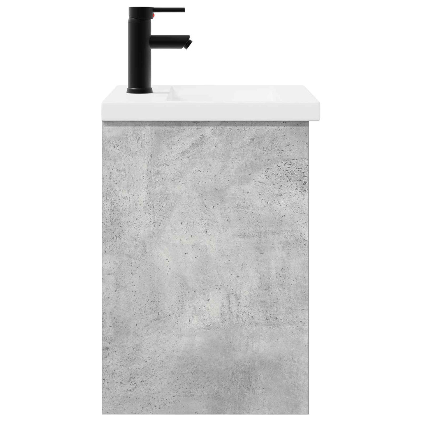 vidaXL Bathroom Vanity Unit with Tap Concrete Grey 42 x 40 x 74.5 cm