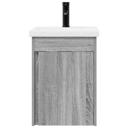 vidaXL Bathroom Vanity Unit with Tap Grey Sonoma 42 x 40 x 74.5 cm