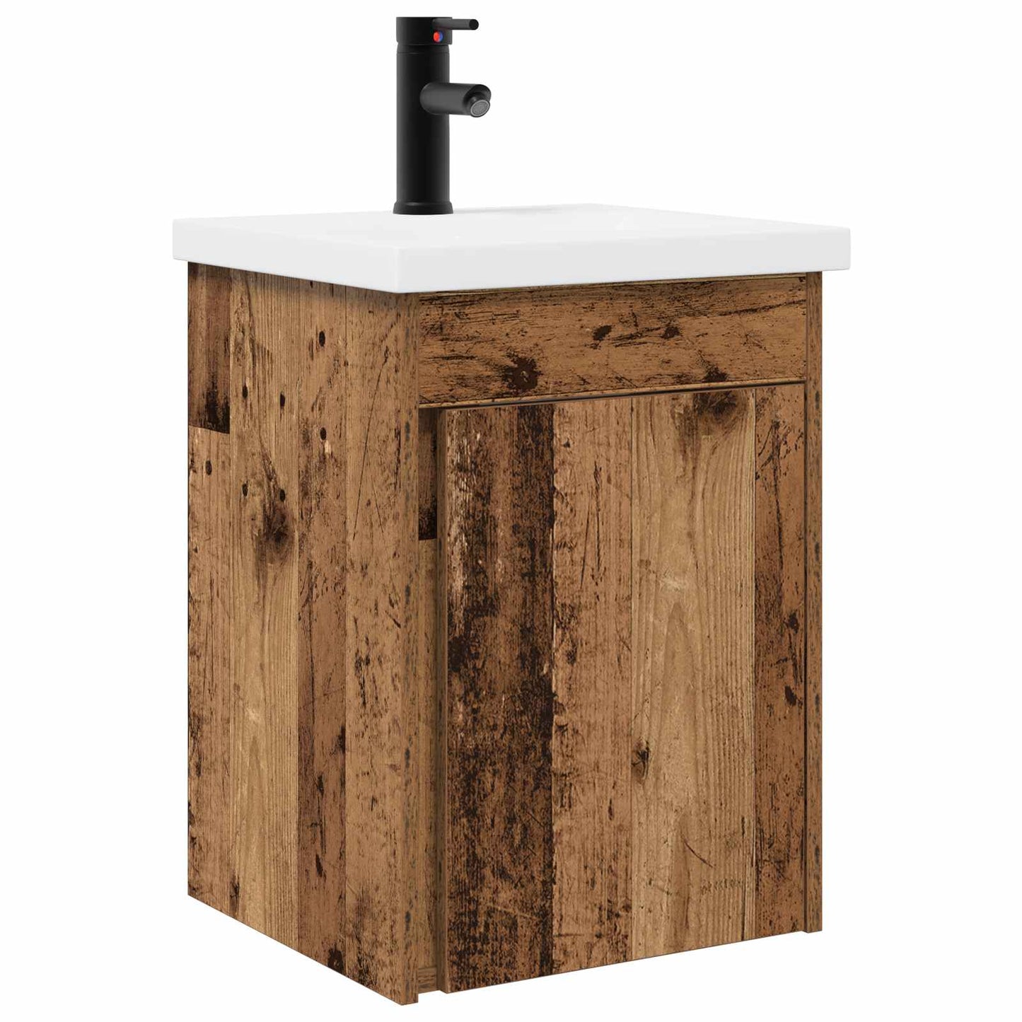 vidaXL Bathroom Vanity Unit with Tap Old Wood 42 x 40 x 74.5 cm
