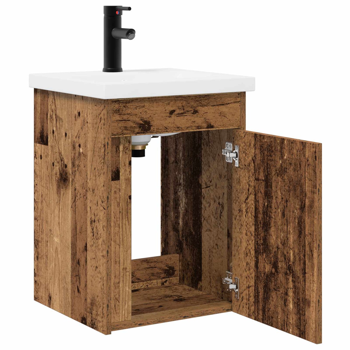 vidaXL Bathroom Vanity Unit with Tap Old Wood 42 x 40 x 74.5 cm
