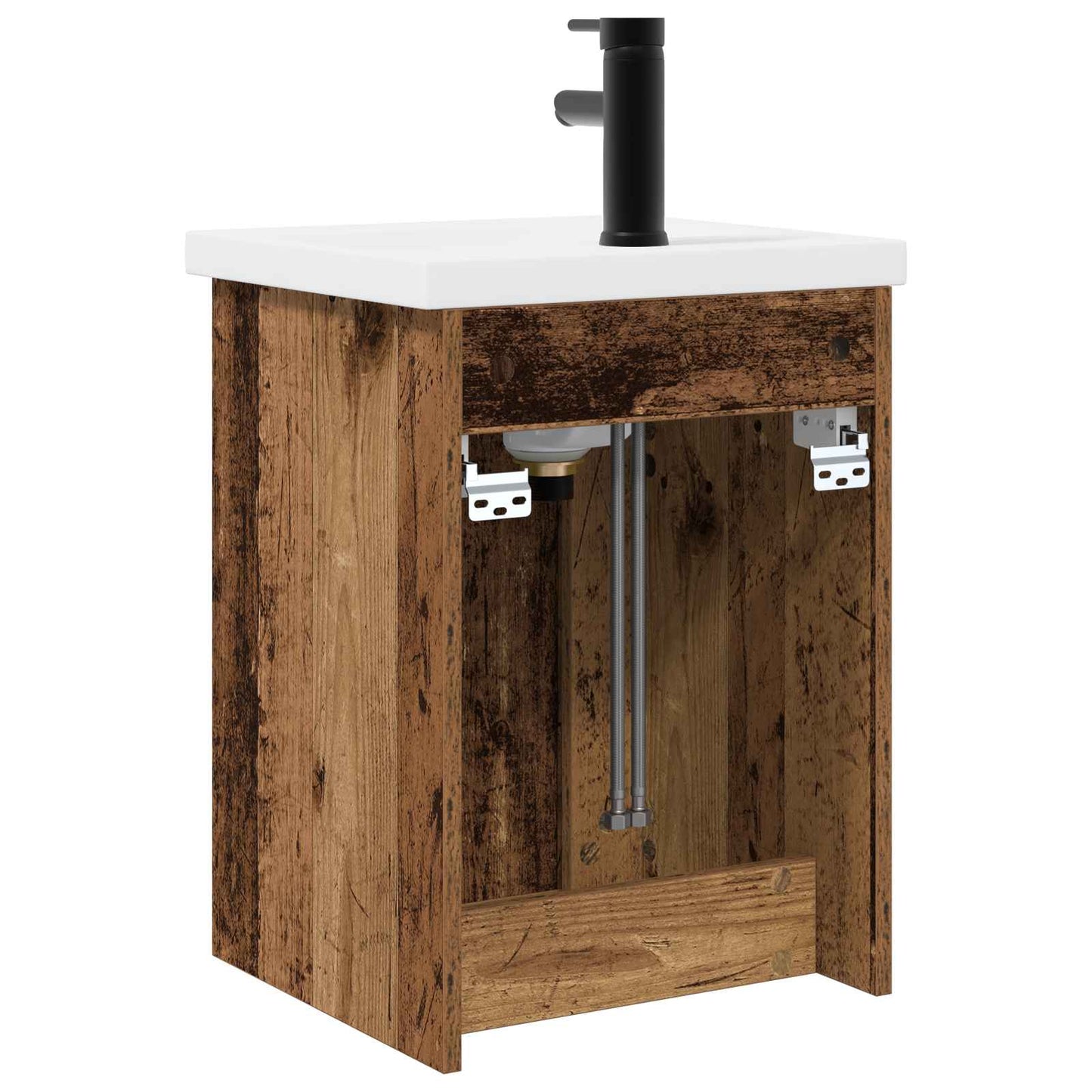 vidaXL Bathroom Vanity Unit with Tap Old Wood 42 x 40 x 74.5 cm