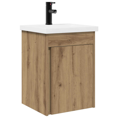 vidaXL Bathroom Vanity Unit with Tap Artisan Oak 42 x 40 x 74.5 cm