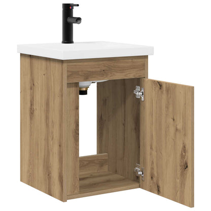 vidaXL Bathroom Vanity Unit with Tap Artisan Oak 42 x 40 x 74.5 cm