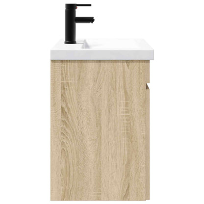 vidaXL Bathroom Vanity Unit with Tap Sonoma Oak 61 x 40 x 74.5 cm