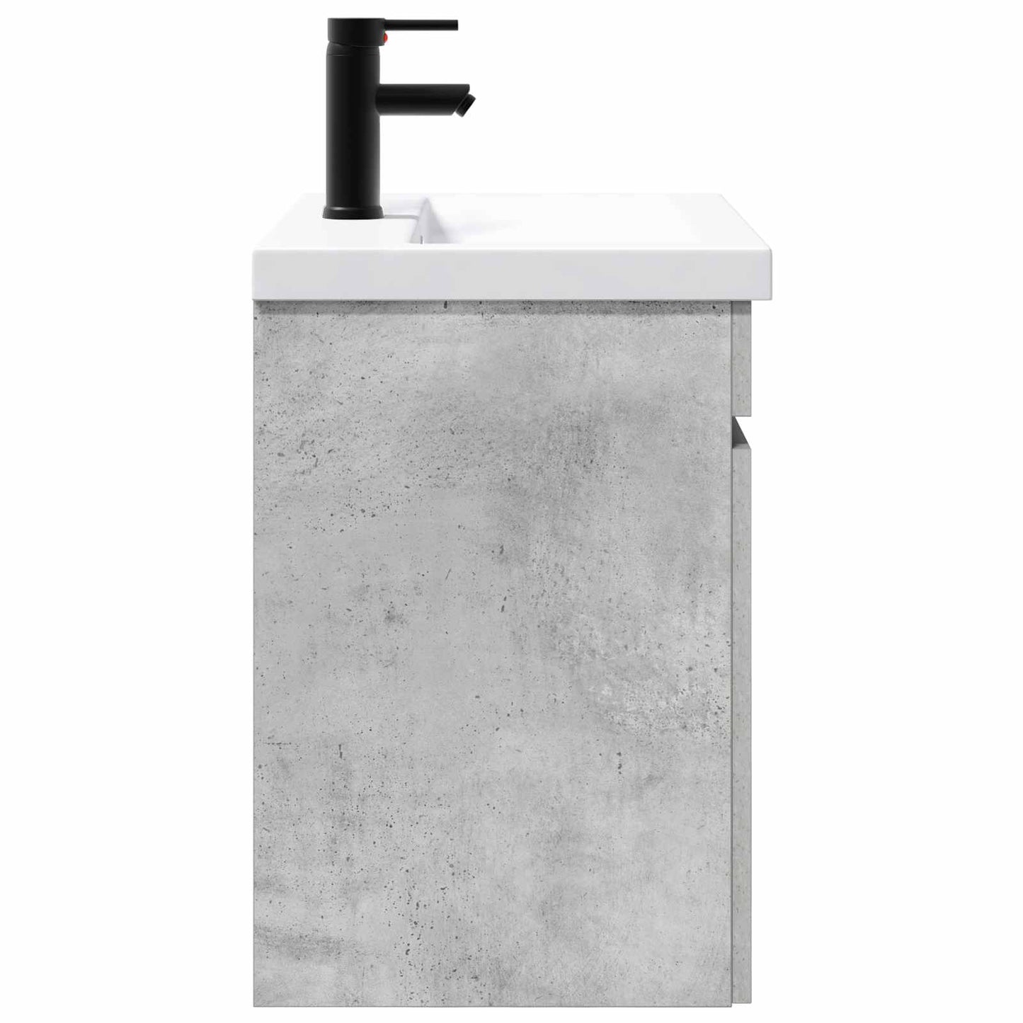 vidaXL Bathroom Vanity Unit with Tap Concrete Grey 61 x 40 x 74.5 cm