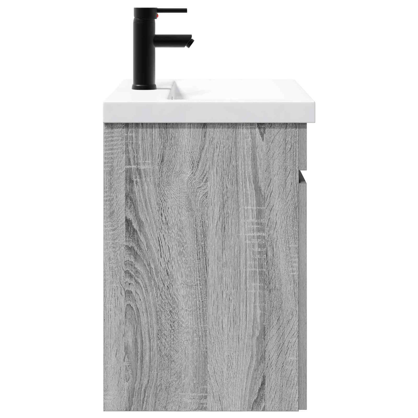 vidaXL Bathroom Vanity Unit with Tap Grey Sonoma 61 x 40 x 74.5 cm