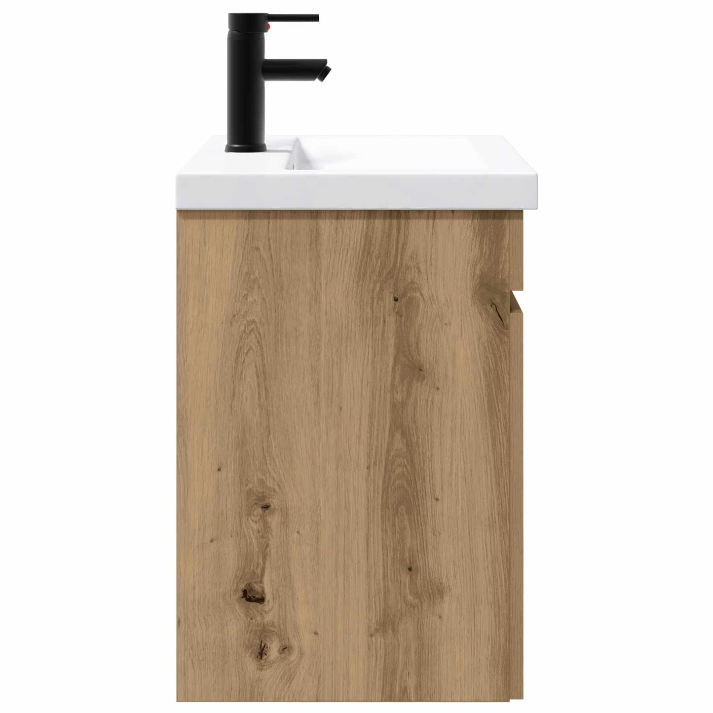 vidaXL Bathroom Vanity Unit with Tap Artisan Oak 61 x 40 x 74.5 cm