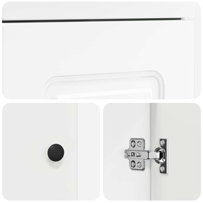 vidaXL Bathroom Vanity with Sink White 42 x 40 x 84.5 cm