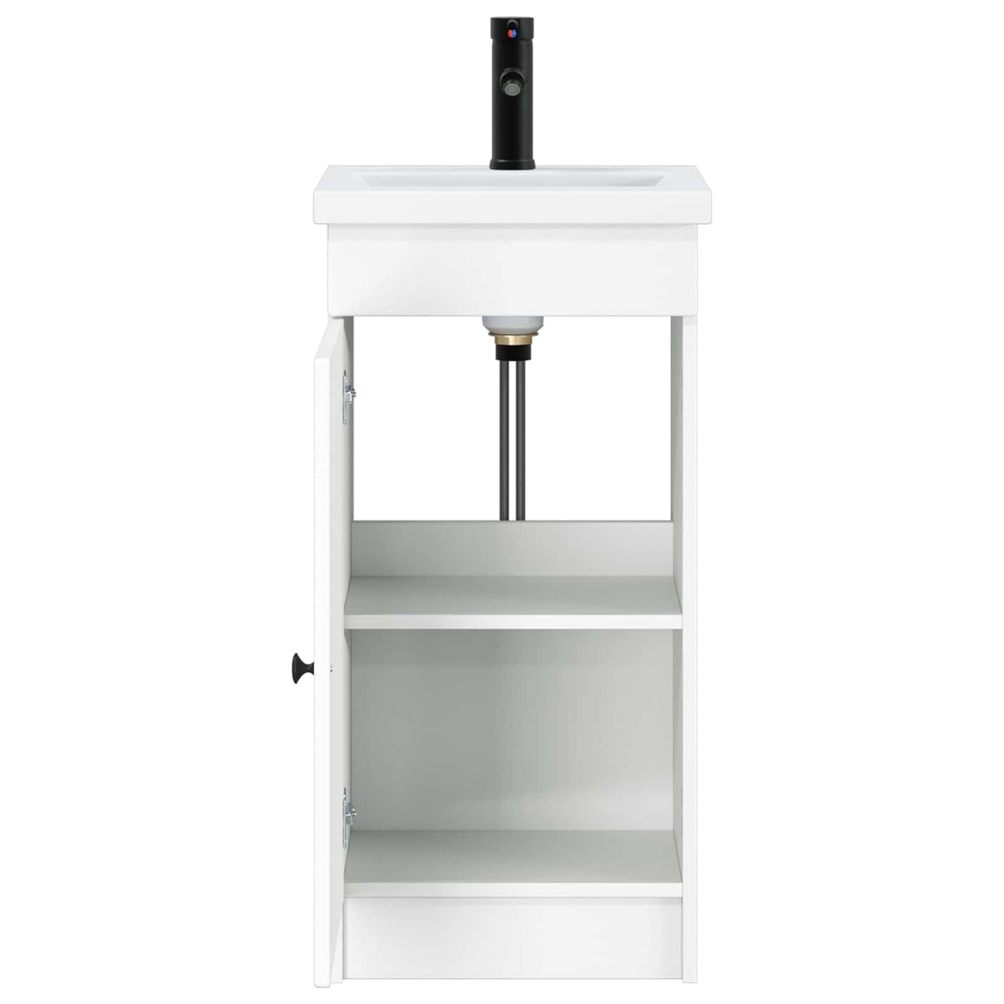 vidaXL Bathroom Vanity with Sink White 42 x 40 x 84.5 cm