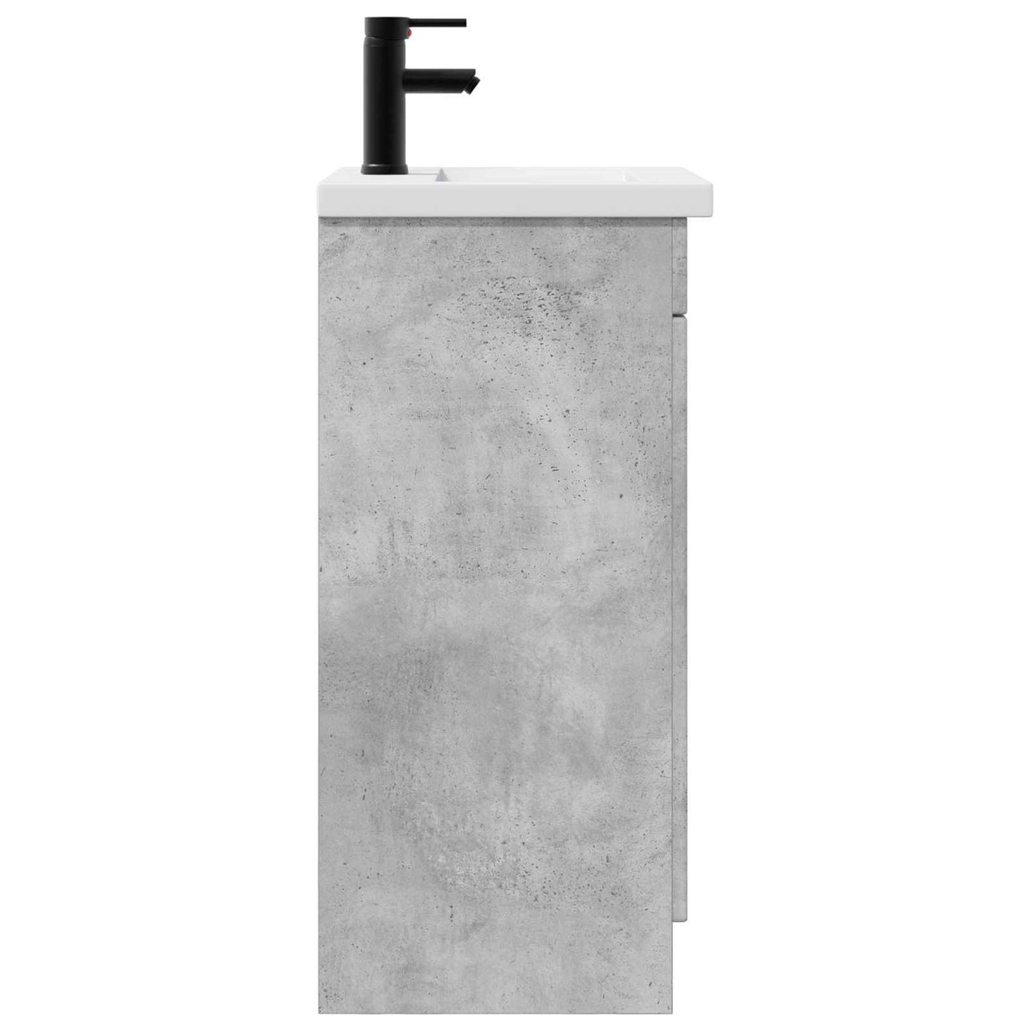 vidaXL Bathroom Vanity with Sink Concrete Grey 42 x 40 x 84.5 cm