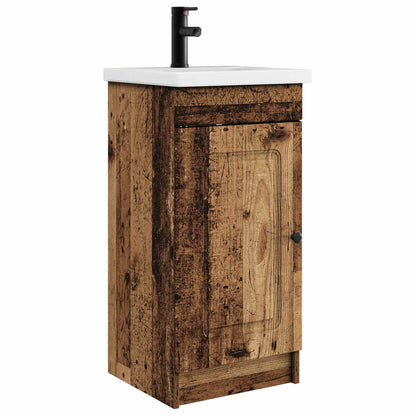vidaXL Bathroom Vanity with Sink Old Wood 42 x 40 x 84.5 cm