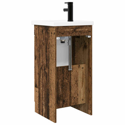 vidaXL Bathroom Vanity with Sink Old Wood 42 x 40 x 84.5 cm
