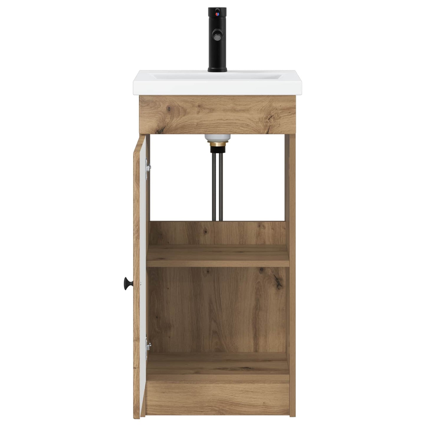 vidaXL Bathroom Vanity with Sink Artisan Oak 42 x 40 x 84.5 cm