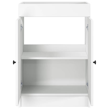 vidaXL Bathroom under Sink Cabinet White 56 x 37.5 x 81 cm