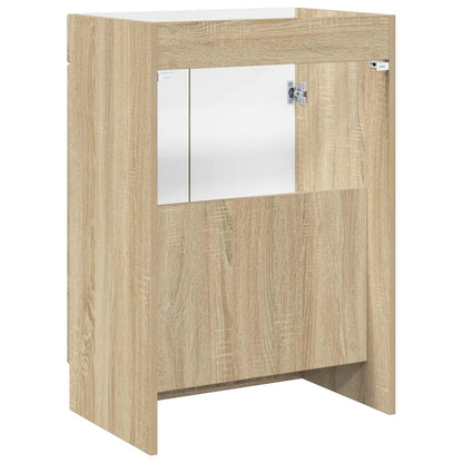 vidaXL Bathroom under Sink Cabinet Sonoma Oak 56 x 37.5 x 81 cm
