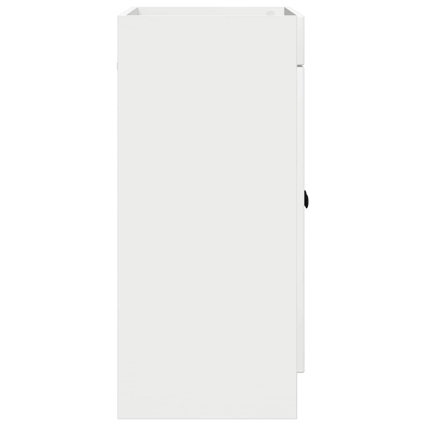 vidaXL Bathroom under Sink Cabinet High Gloss White 56 x 37.5 x 81 cm