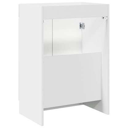 vidaXL Bathroom under Sink Cabinet High Gloss White