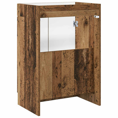 vidaXL Bathroom under Sink Cabinet Old Wood 78.5 x 37.5 x 81 cm