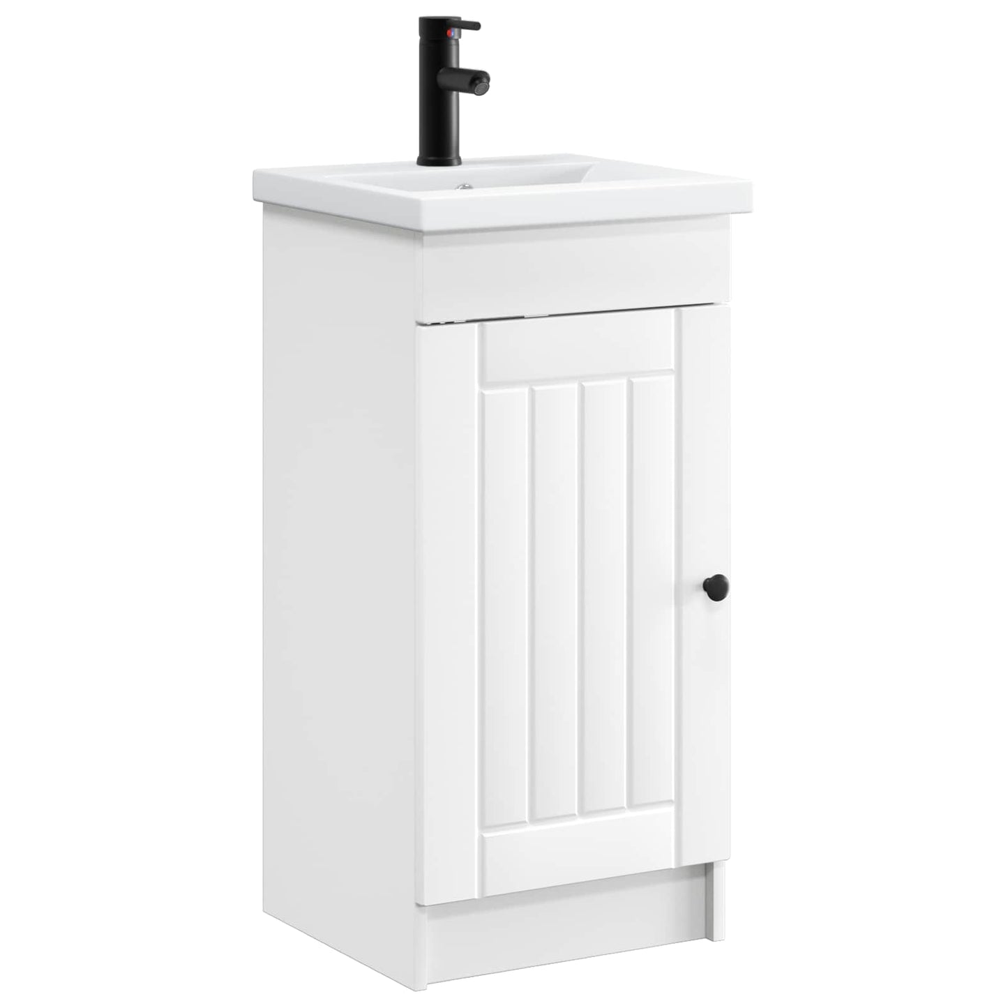 vidaXL Bathroom Vanity with Sink White 42 x 40 x 84.5 cm
