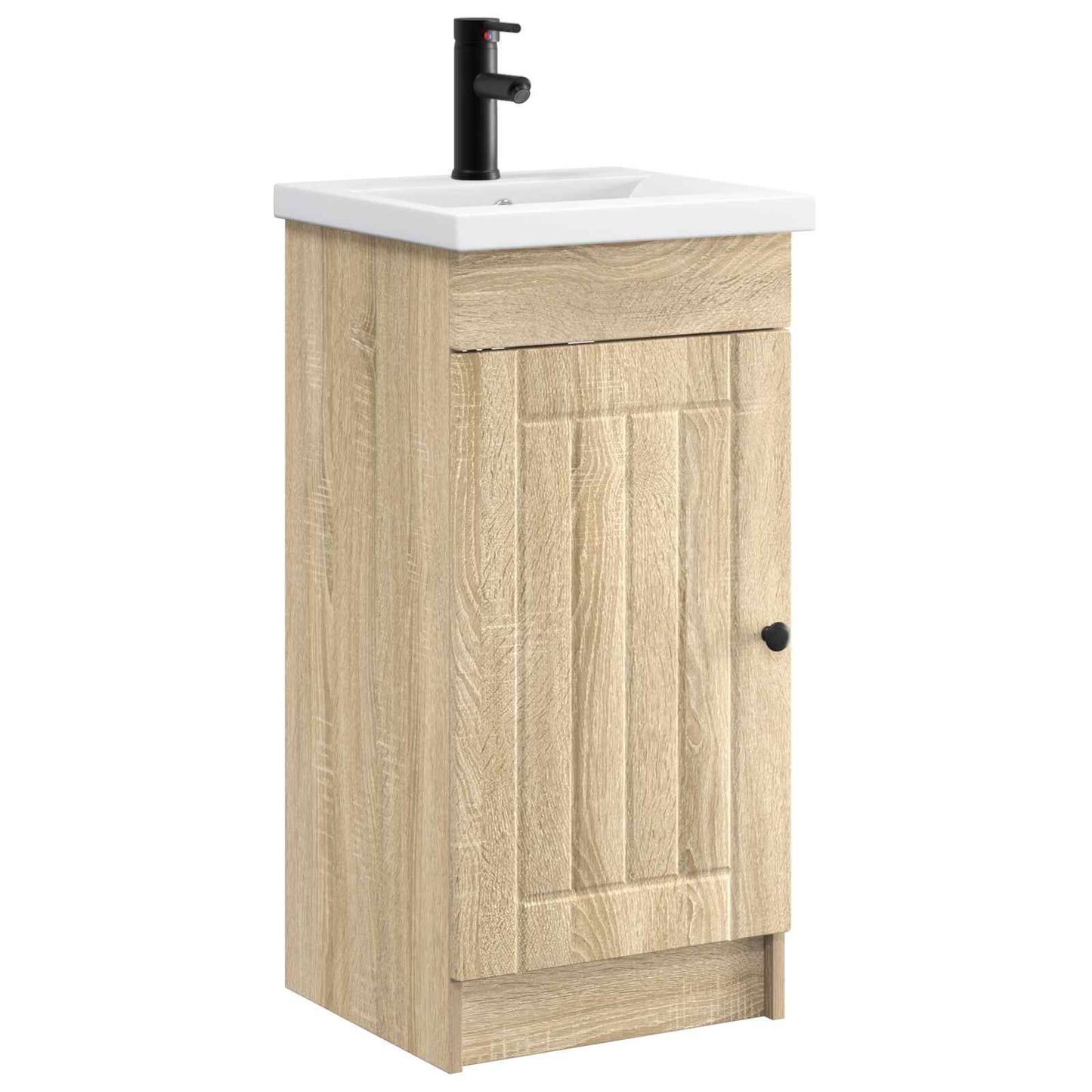 vidaXL Bathroom Vanity with Sink Sonoma Oak 42 x 40 x 84.5 cm