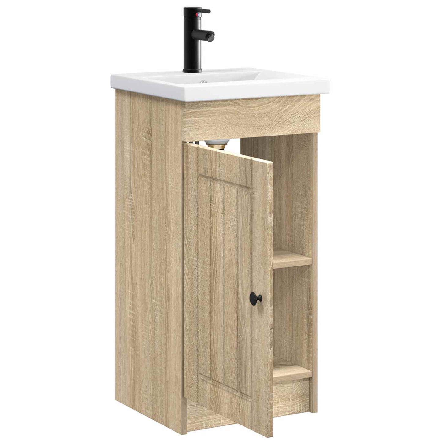 vidaXL Bathroom Vanity with Sink Sonoma Oak 42 x 40 x 84.5 cm