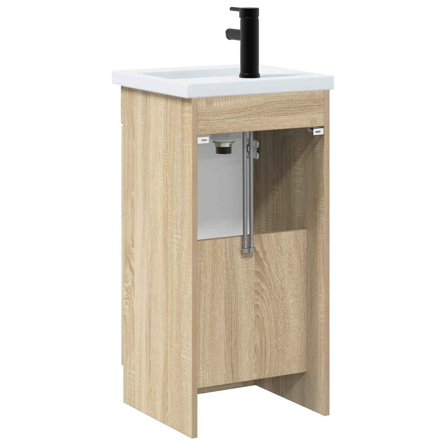 vidaXL Bathroom Vanity with Sink Sonoma Oak 42 x 40 x 84.5 cm