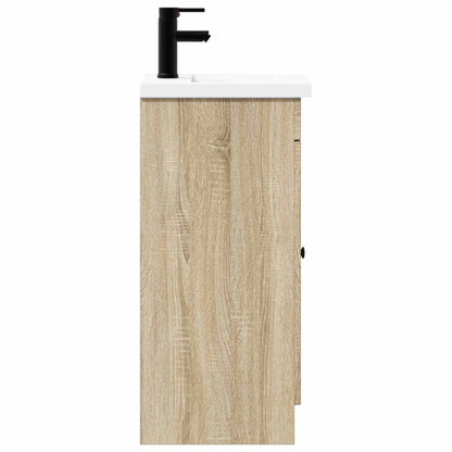 vidaXL Bathroom Vanity with Sink Sonoma Oak 42 x 40 x 84.5 cm