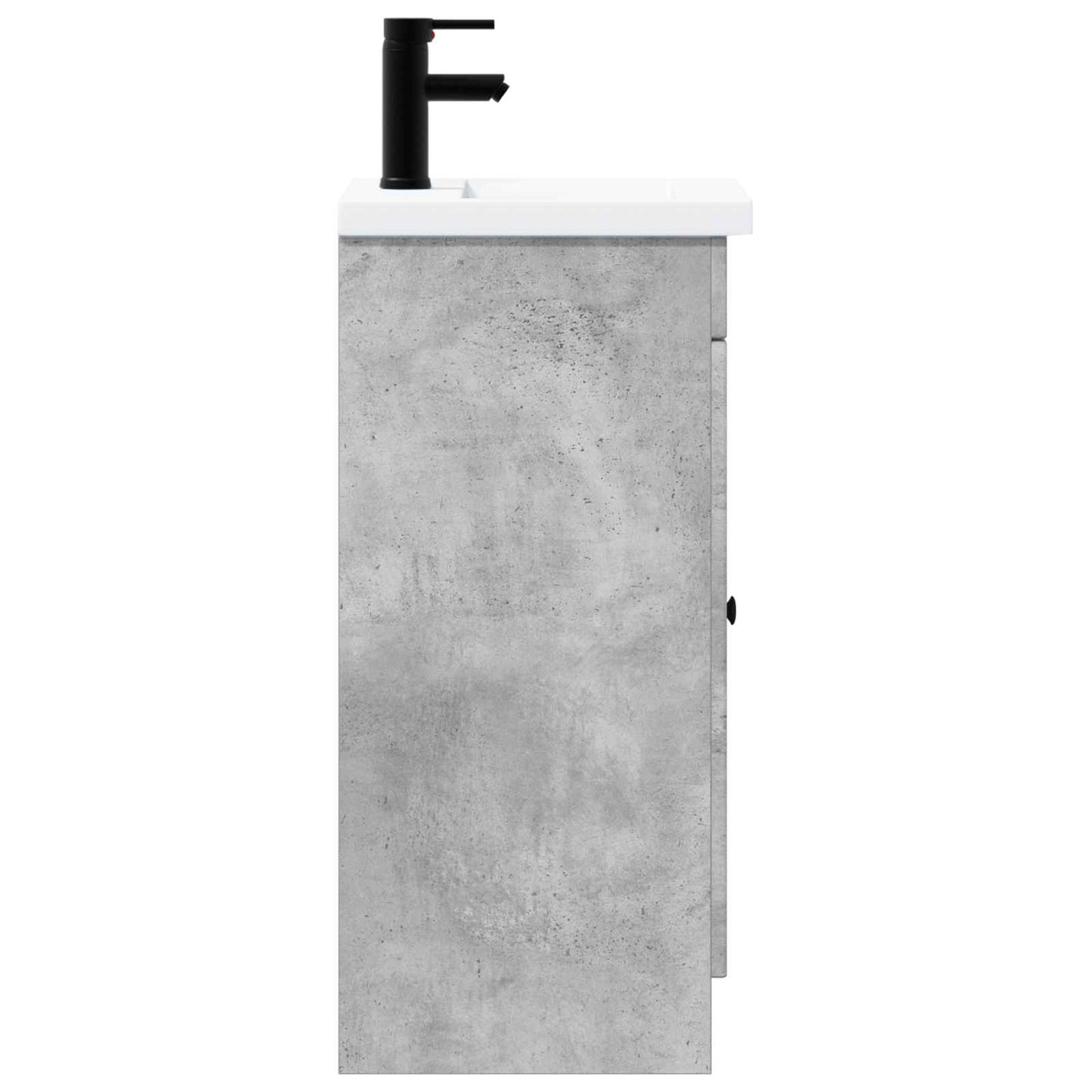 vidaXL Bathroom Vanity with Sink Concrete Grey 42 x 40 x 84.5 cm