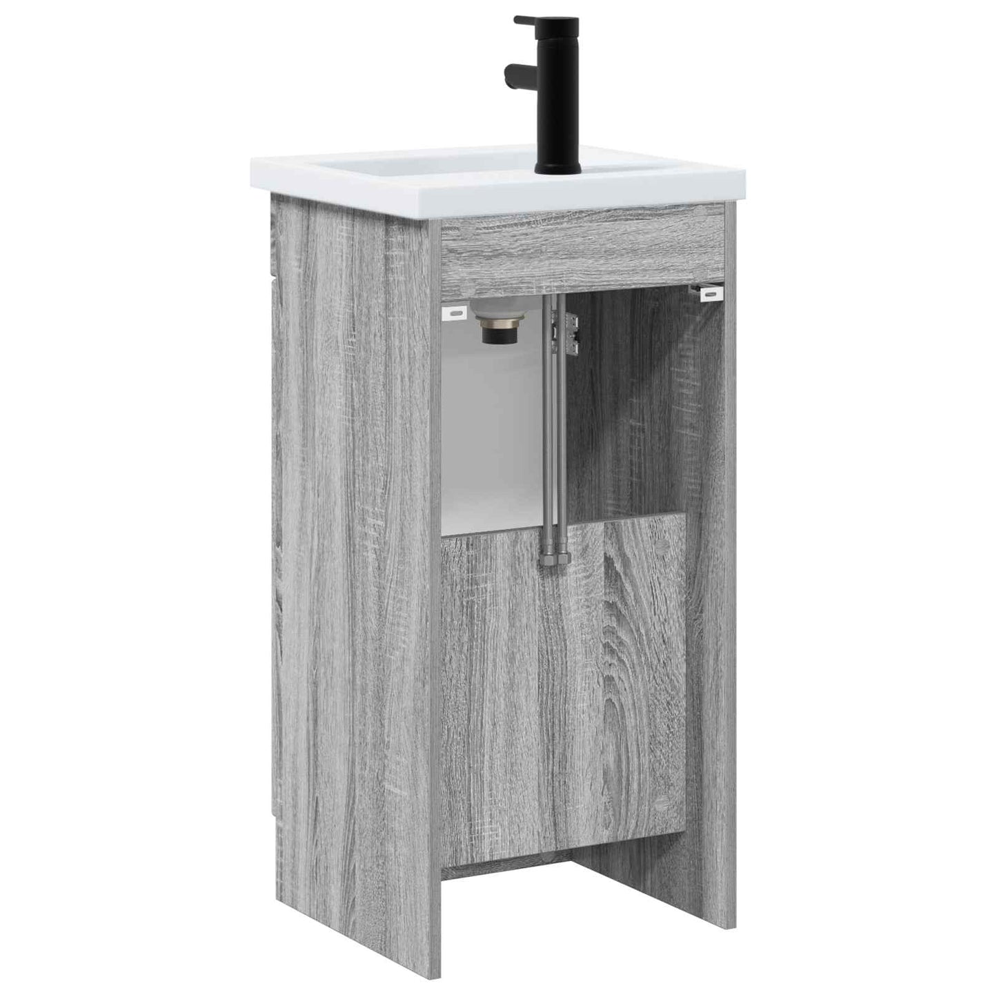vidaXL Bathroom Vanity with Sink Grey Sonoma 42 x 40 x 84.5 cm