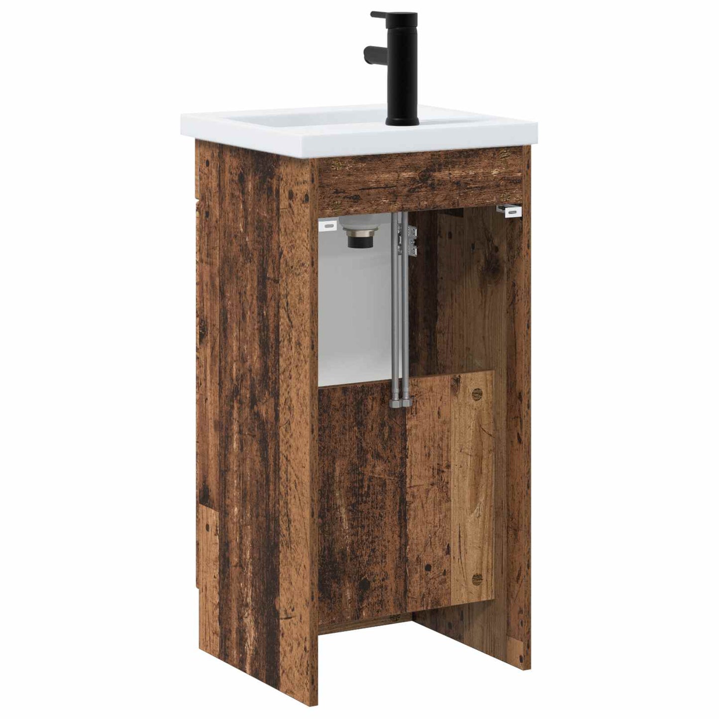 vidaXL Bathroom Vanity with Sink Old Wood 42 x 40 x 84.5 cm
