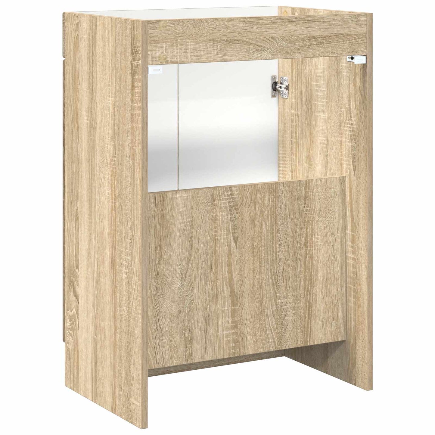 vidaXL Bathroom under Sink Cabinet Sonoma Oak 56 x 37.5 x 81 cm