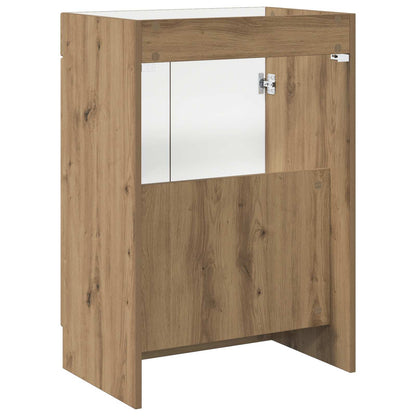 vidaXL Bathroom under Sink Cabinet Artisan Oak 56 x 37.5 x 81 cm