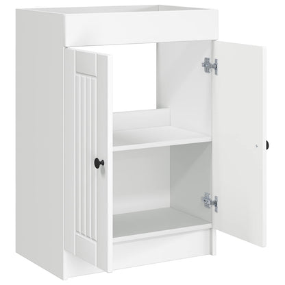 vidaXL Bathroom under Sink Cabinet White 78.5 x 37.5 x 81 cm
