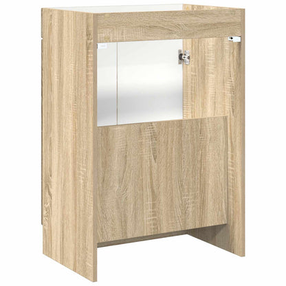 vidaXL Bathroom under Sink Cabinet Sonoma Oak 78.5 x 37.5 x 81 cm