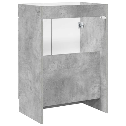 vidaXL Bathroom under Sink Cabinet Concrete Grey 78.5 x 37.5 x 81 cm