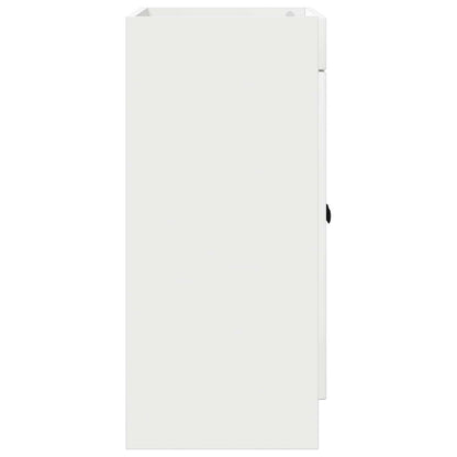 vidaXL Bathroom under Sink Cabinet High Gloss White