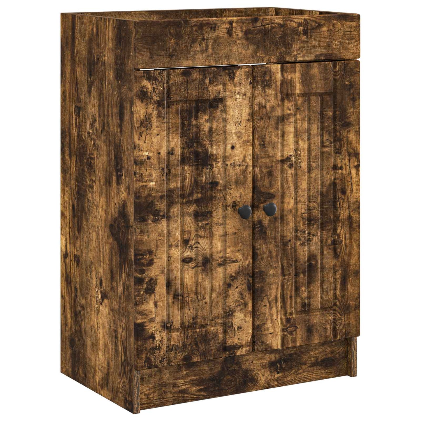 vidaXL Bathroom under Sink Cabinet Smoked Oak 78.5 x 37.5 x 81 cm