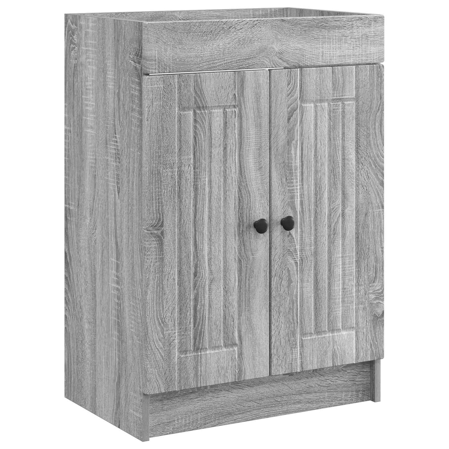 vidaXL Bathroom under Sink Cabinet Grey Sonoma 78.5 x 37.5 x 81 cm
