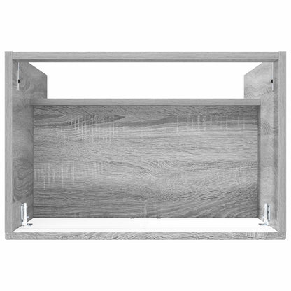 vidaXL Bathroom under Sink Cabinet Grey Sonoma 78.5 x 37.5 x 81 cm